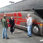 Armando, Keith and bus driver Ron